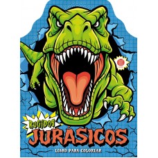 Rugidos Jurásicos - Libro para colorear 23x31 cm con 16 páginas de dinosaurios - Mayorista Libros Infantiles