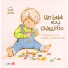 Libro de cuentos Un bebé muy chiquito: 21x21 cm, tapa blanda, papel ilustración, 24 páginas