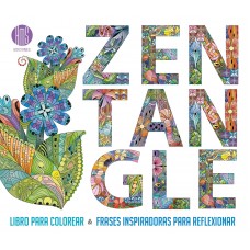 Libro Zentangle para colorear y reflexionar HMS Ediciones – 48 páginas 23x21 cm con frases inspiradoras